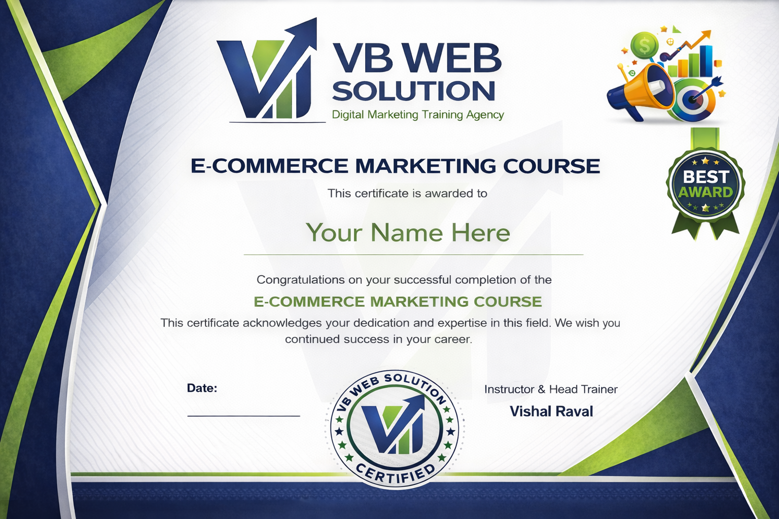 E-Commerce Marketing Certificate